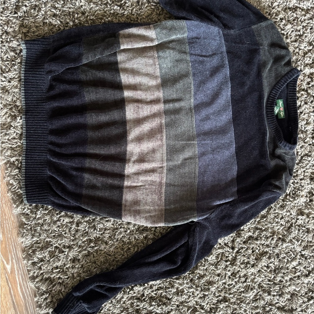 David Taylor Charcoal Crewneck Sweater